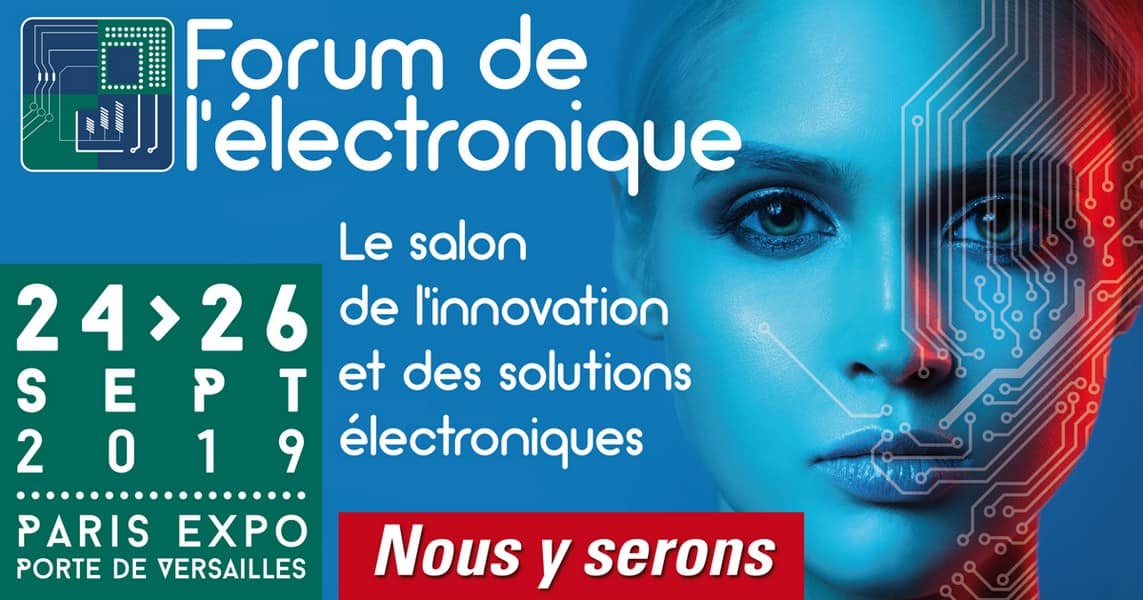 Affiche Salon Forum Electronique Septembre 2019