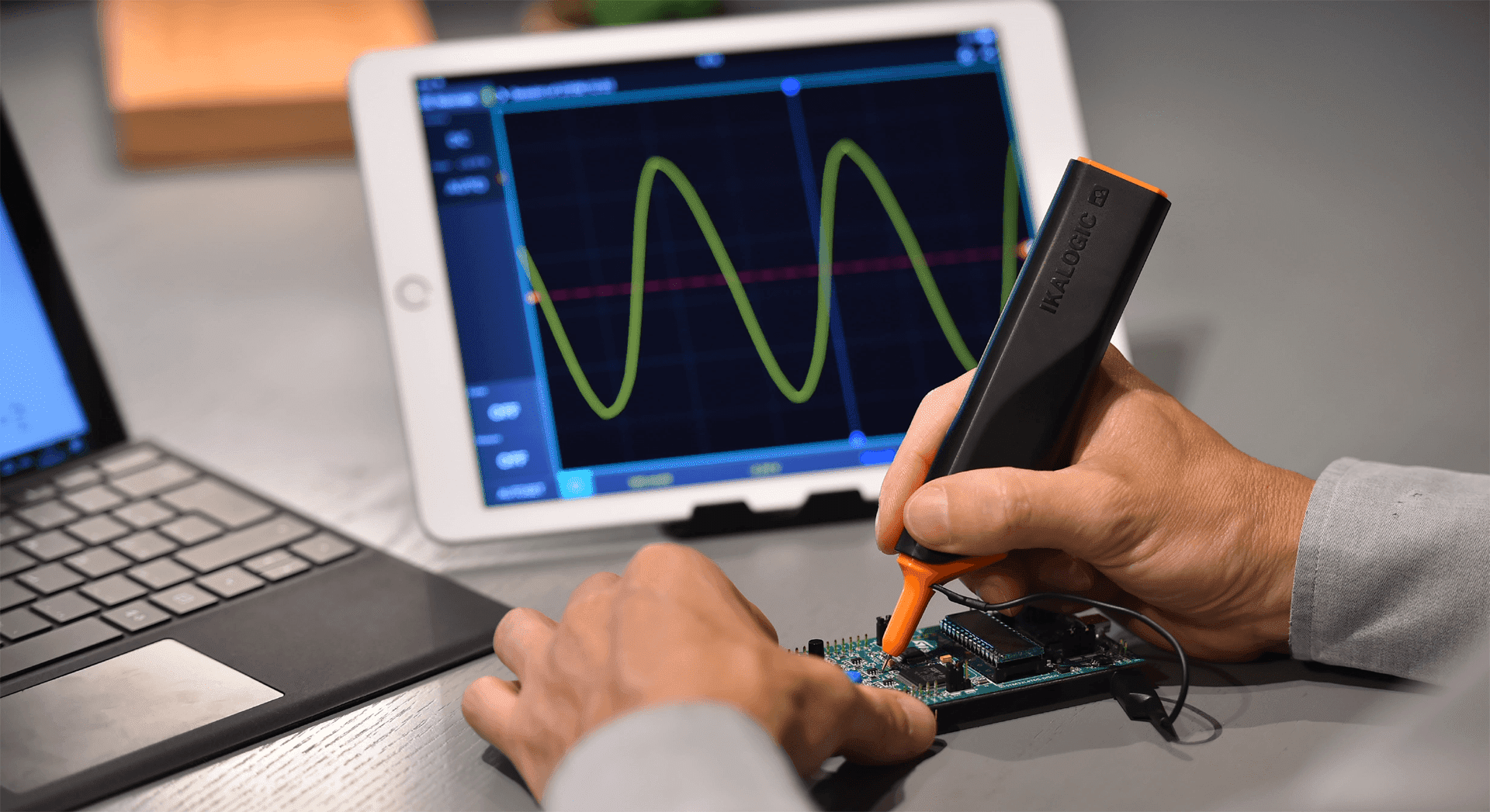Ikalogic Configuration Oscilloscope Portable Wifi
